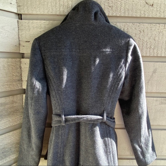 vintage | jacob | wool tie-waist coat - Picture 4 of 16